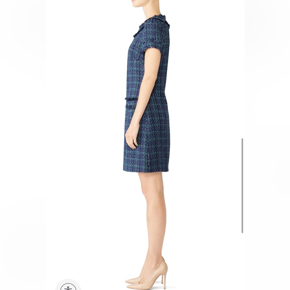 Sail to Sable Plaid Tweed Dress - Picture 4 of 8
